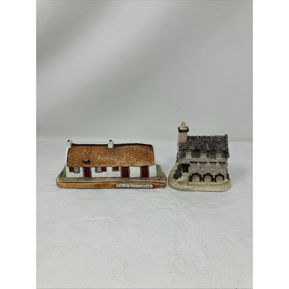 Robert Burns Reading Room 1989 And Burns Cottage Hand Made UK Miniatures Houses